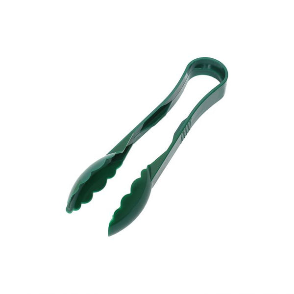 Polycarbonate Green Scallop Grip Tongs 229mm