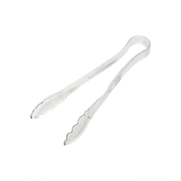 Polycarbonate Clear Scallop Grip Tongs 305mm