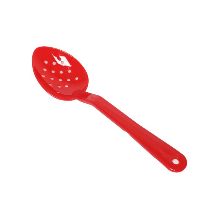 Polycarbonate Perforated Red Serving Spoon 279mm - Pack of 12