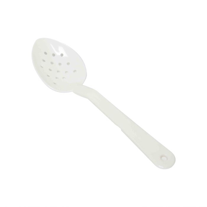 Polycarbonate Perforated White Serving Spoon 279mm - Pack of 12