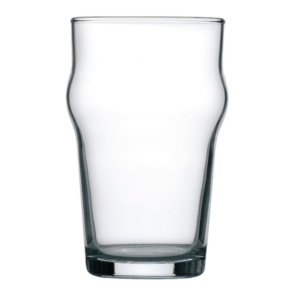 Arcoroc Nonic Beer Glasses 285ml CE Marked (Pack of 48)
