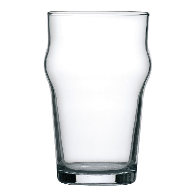 Arcoroc Nonic Beer Glasses 285ml CE Marked (Pack of 48)