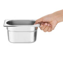 Vogue Gastronorm Tray Set with Lids 1/9 (Pack of 6)