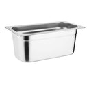Ensemble de plateaux gastronormes en acier inoxydable Vogue 9 x 1/3