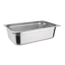 Vogue Stainless Steel 1/1 Gastronorm Tray with Lid