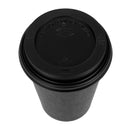 Special Offer Fiesta Recyclable Black Hot Cups and Lids 340ml (Pack of 1000)
