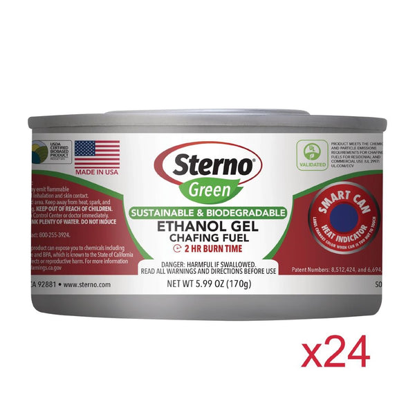 Sterno Green Ethanol Gel Chafing Fuel 2 Stunden (24er Pack)