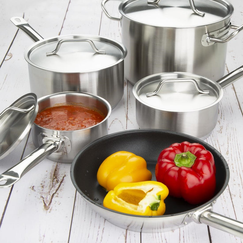 Vogue Cook Like A Pro 5-teiliges Induktionskochgeschirr-Set aus Edelst