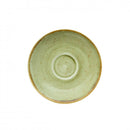 Java dekorierte Espresso-Untertasse, Wiesengrün, 12 cm, 12 Stück
