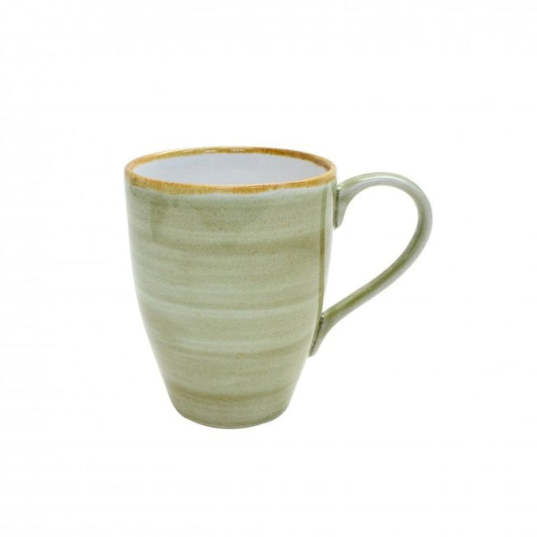 Java Decorated Latte Mug Meadow Green 30cl 10.5oz - Pack of 12