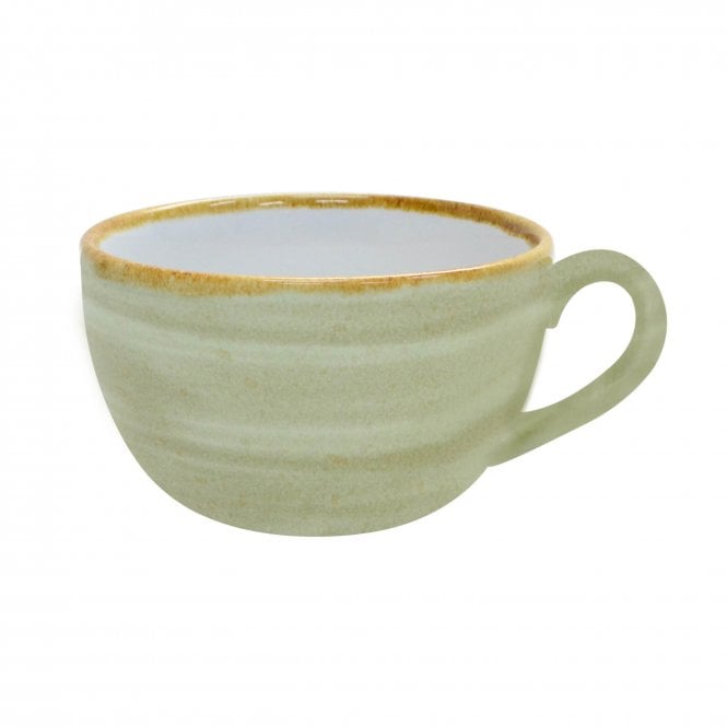 Java Decorated Teacup Meadow Green 20cl 7oz - Pack of 12