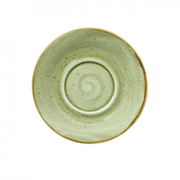 Java Decorated Universal Saucer Meadow Green 15.7cm 6" - Pack of 12