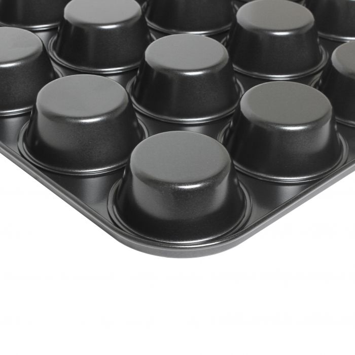 Carbon Steel 12 Cup Muffin Non-Stick Pan 104ml - 3 ½oz
