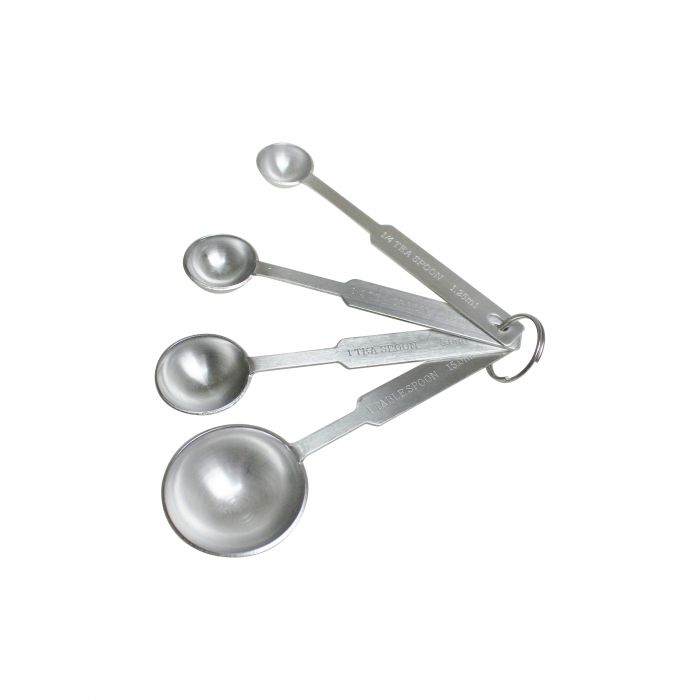 4-Piece Stainless Steel Measuring Spoon Set