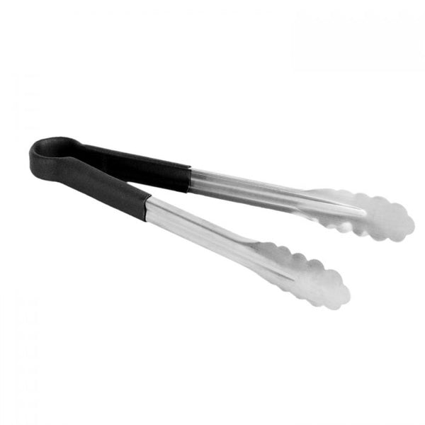 Colour Coded Black Serving Tong with Non-Slip Handle 305mm