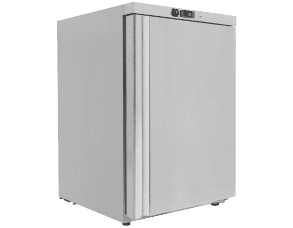 Sterling Pro Cobus Einzeltür-Unterbaukühlschrank aus Edelstahl – 140 l
