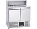 Sterling Pro Cobus 2-Door Pizza Counter Granite Top 5 x GN 1/6 240L