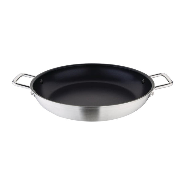 Vogue Non Stick Teflon Aluminium Paella Pan 350mm