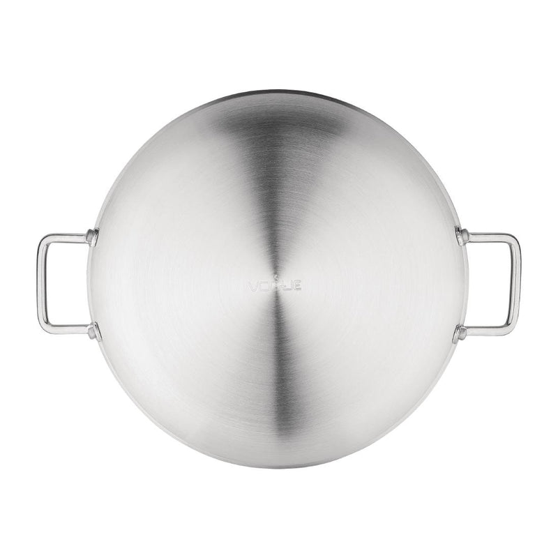 Vogue Non Stick Teflon Aluminium Paella Pan 350mm