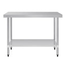 Vogue Stainless Steel Prep Table 1200mm