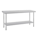 Vogue Stainless Steel Prep Table 1800mm