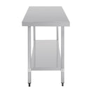 Vogue Stainless Steel Prep Table 1800mm