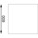 Vogue Stainless Steel Prep Table with Upstand 1800mm