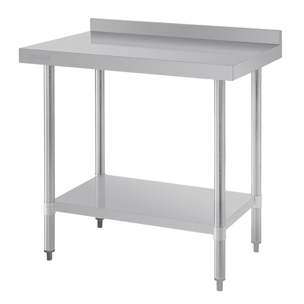 Stainless Steel Prep Table with Upstand 900mm