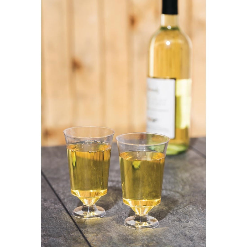 eGreen Disposable Wine Glasses 175ml (Pack of 10)