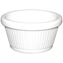 Olympia Kristallon Melamine Fluted Ramekins White 76mm (Pack of 12)