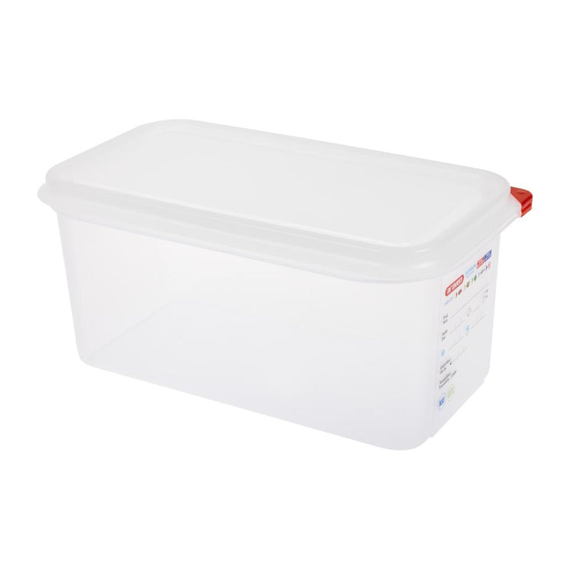 Araven Polypropylene 1/3 Gastronorm Food Container 6Ltr (Pack of 4)