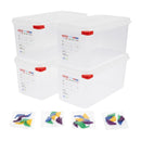 Araven Récipient alimentaire 1/3 Gastronorm en polypropylène 6 litres (lot de 4)
