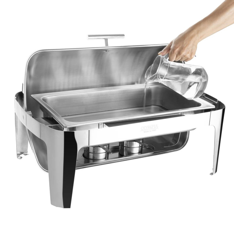 Olympia Madrid Roll Top Chafing Dish 9 Ltr