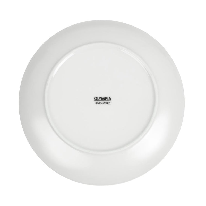 Olympia Whiteware Coupe Plates 230mm (Pack of 12)