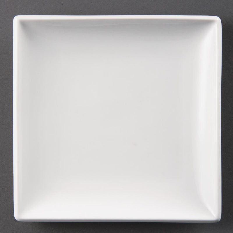 Olympia Whiteware Square Plates 240mm (Pack of 12)