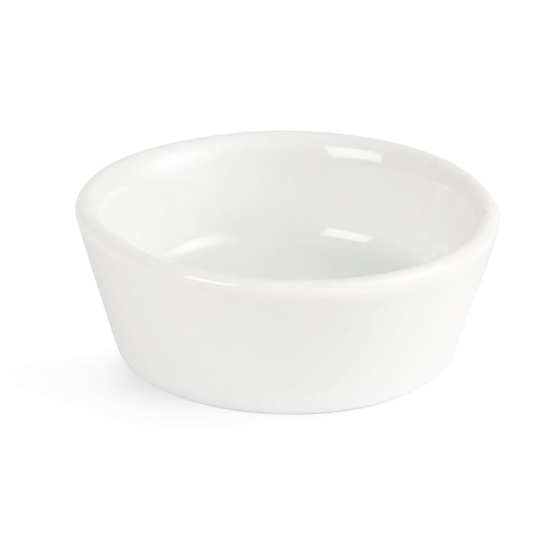 Olympia Whiteware Sloping Edge Bowls 50mm (Pack of 12)