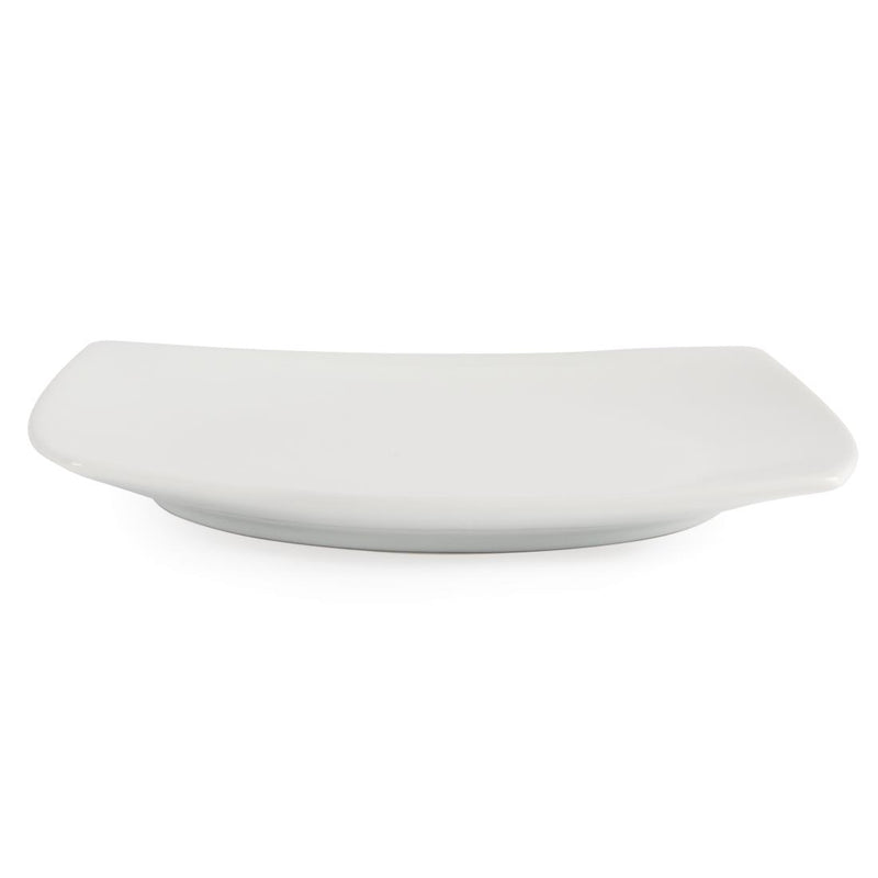 Olympia Whiteware Rounded Square Plates 185mm (Pack of 12)