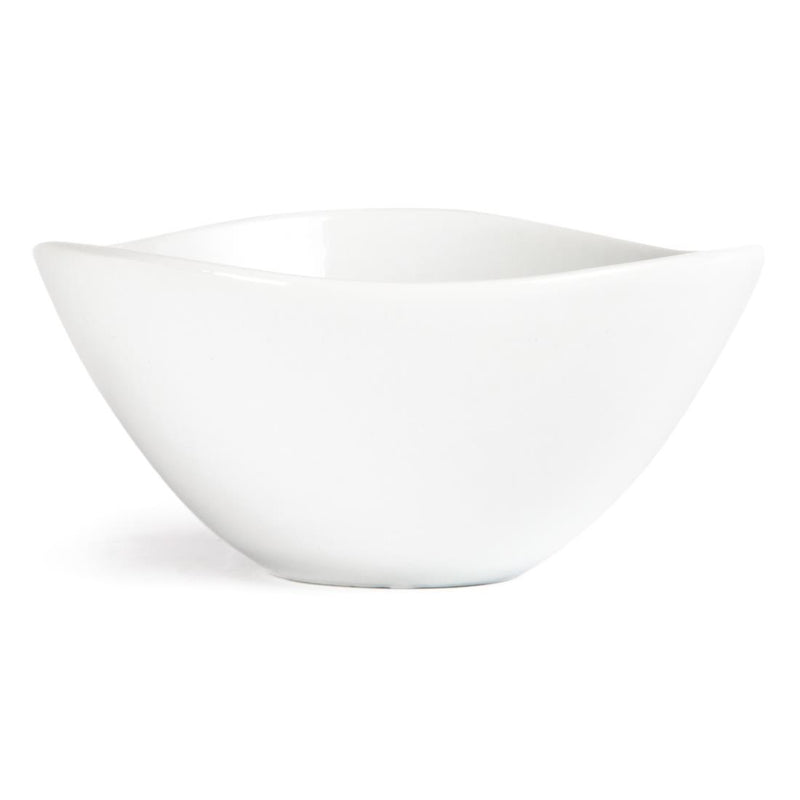 Olympia Whiteware Wavy Bowls 150mm (Pack of 12)