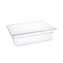 Vogue Polycarbonate 1/2 Gastronorm Container 100mm Clear