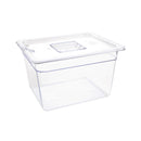 Vogue Polycarbonate 1/2 Gastronorm Container 200mm Clear