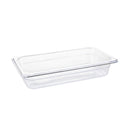 Vogue Polycarbonat 1/3 Gastronormbehälter 65 mm transparent