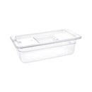 Vogue Polycarbonate 1/3 Gastronorm Container 100mm Clear