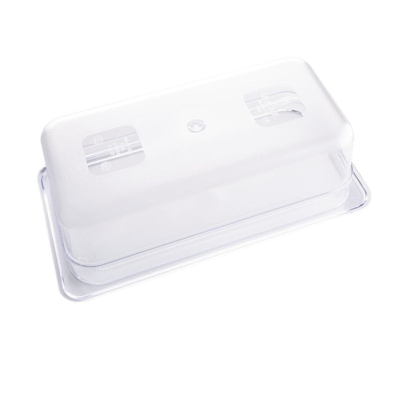 Vogue Polycarbonate 1/3 Gastronorm Container 100mm Clear