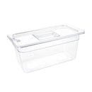 Vogue Polycarbonate 1/3 Gastronorm Container 150mm Clear
