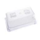 Récipient gastronorme 1/4 en polycarbonate Vogue 100 mm transparent