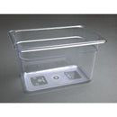 Récipient gastronorme 1/4 en polycarbonate Vogue 150 mm transparent