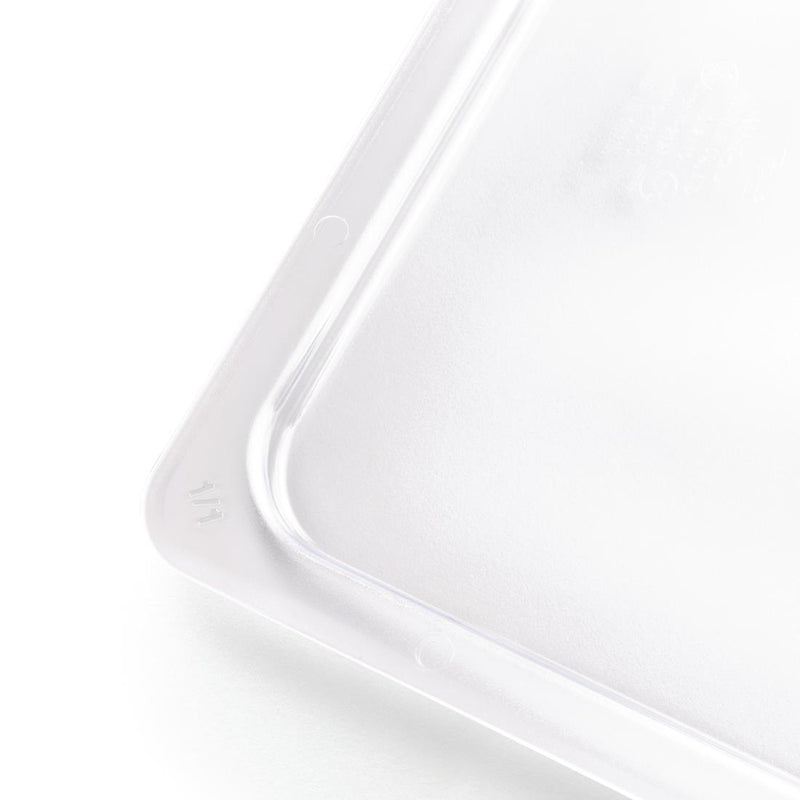 Vogue Polycarbonate 1/1 Gastronorm Lid Clear