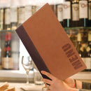 Securit Contemporary Menühüllen und Aufbewahrungsbox, A4, Hellbraun (20 Stück)