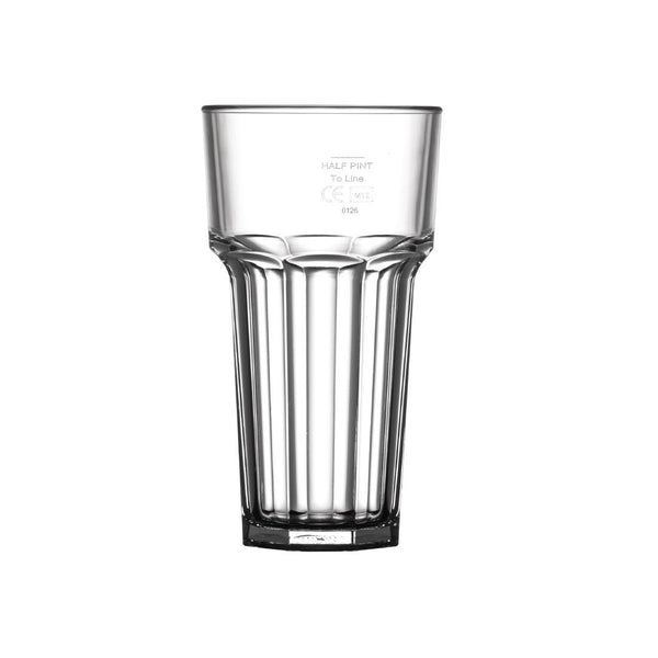 BBP-Polycarbonat-Amerikanische Hi-Ball-Gläser, gefüttert, halbes Pint, CE-gekennzeichnet, 285 ml