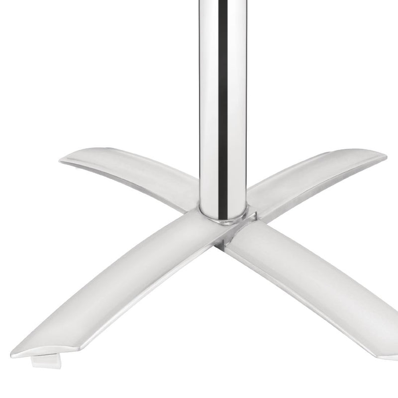 Bolero Round Flip Top Table Stainless Steel 600mm